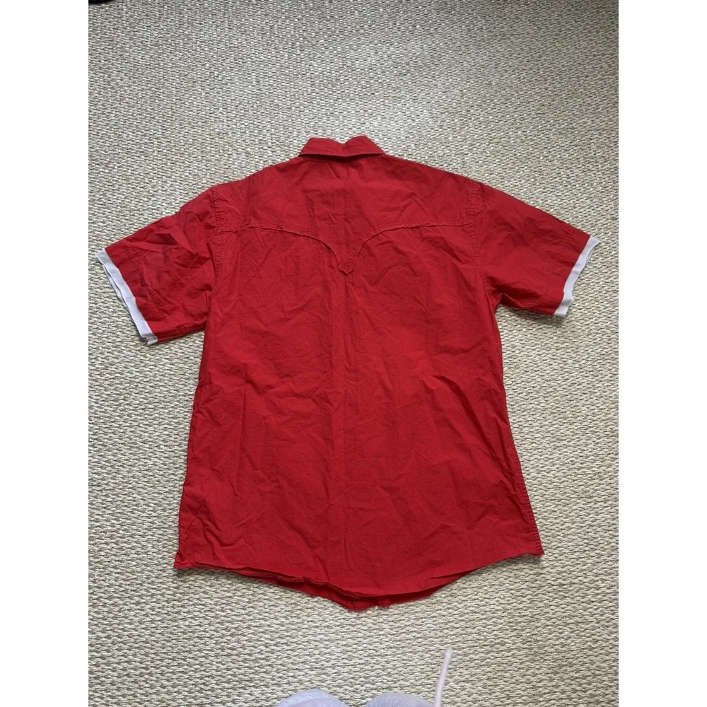 Vintage Maui‎ And Sons Short Sleeve Pearl Snap Button Up Shirt